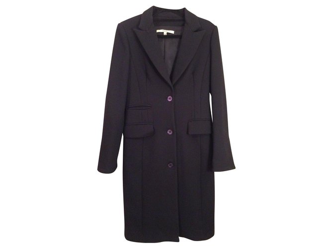 Gianfranco Ferre Vintage Black coat Wool  ref.152703
