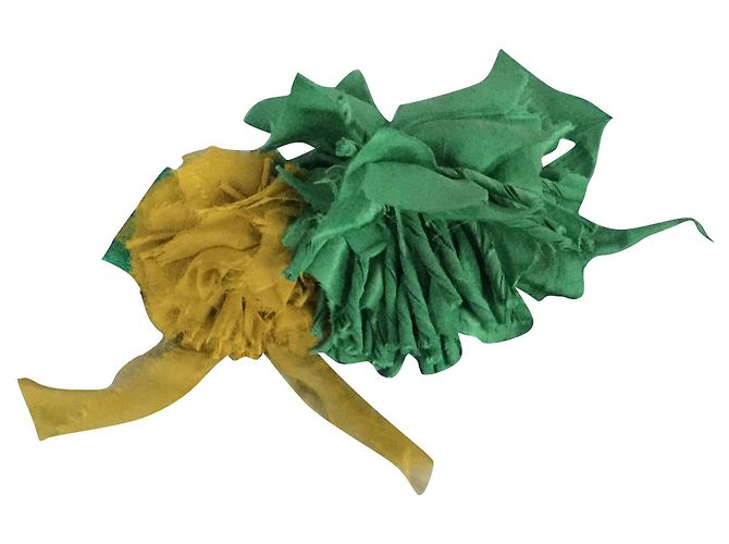 Lanvin POMPON UND ELASTISCHER GÜRTEL Grün 