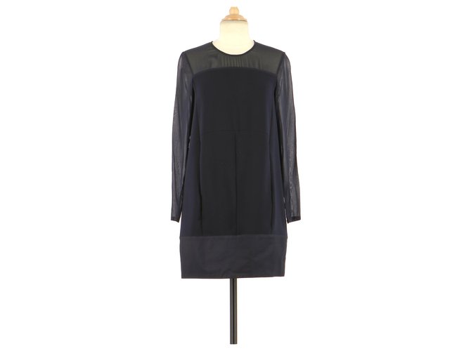 The Kooples robe Navy blue Polyester  ref.152720