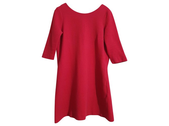 Ganni Dresses Red Cotton Elastane  ref.152768