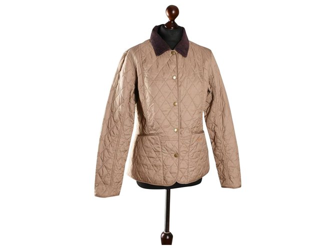 Barbour Liddlesdale quilted jacket Brown Polyester  ref.152895