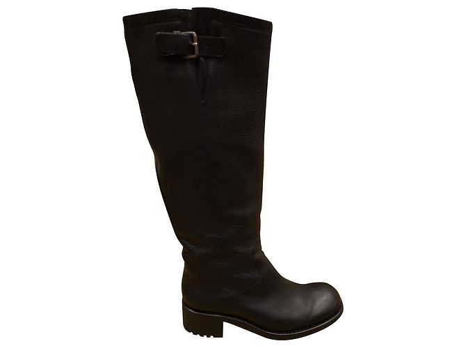 Free Lance Bicker Black Leather Boots