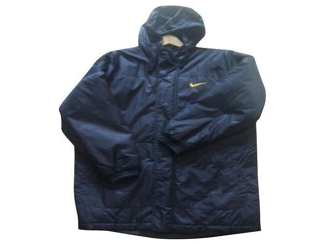 Parka imbottito nero Nike da uomo