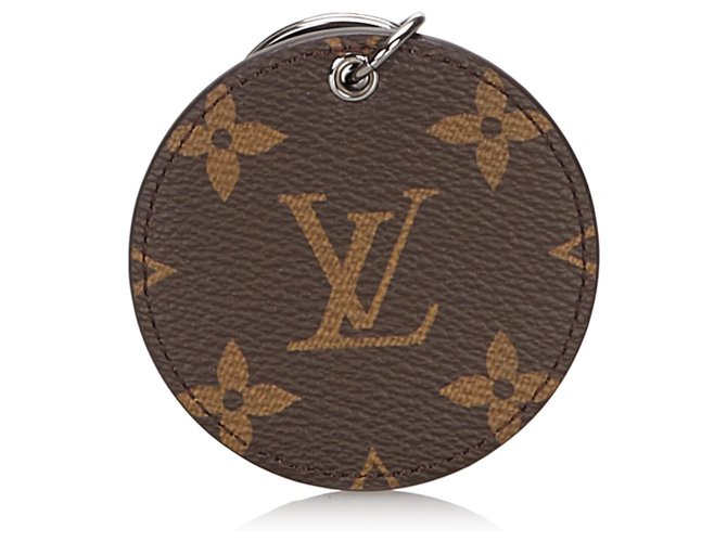 Louis Vuitton Brown Monogram Illustre Logos Bag Charm Multiple colors Cloth  ref.153086