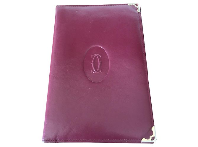 Cartera compacta Must de Cartier Burdeos