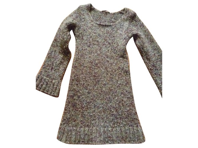 Isabel Marant vestido de lã Multicor  ref.153340