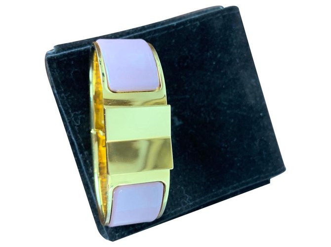 Clic d'Hermès Armband Pink Vergoldet  ref.153384