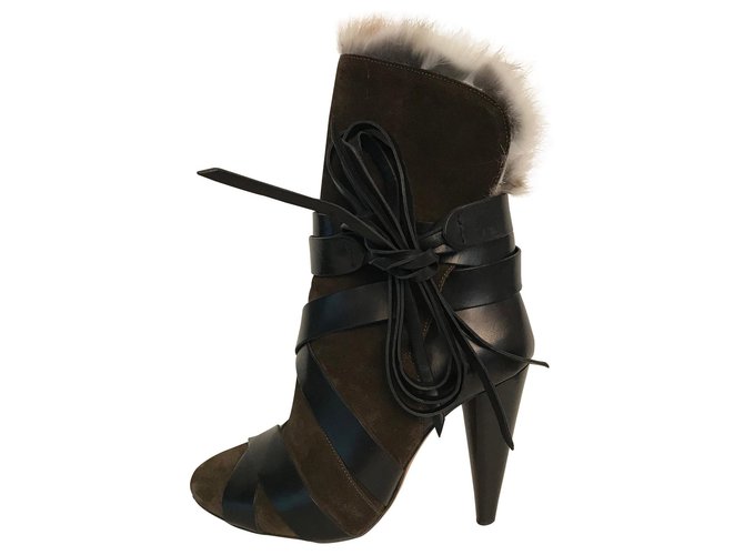 Isabel marant cheap fur boots