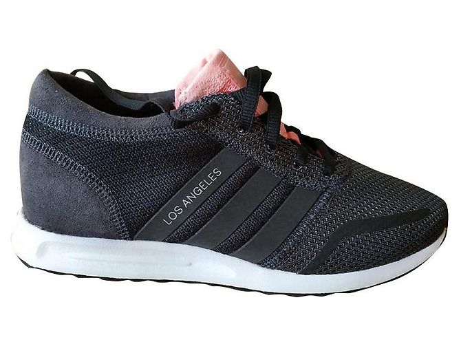 Adidas les originaux los angeles w Noir Gris anthracite