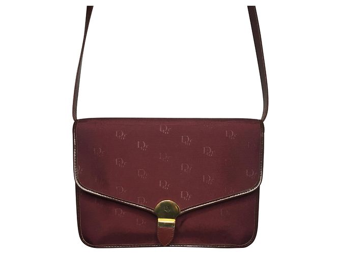 BOLSO DE HOMBRO DE TOALLA DIOR Roja
