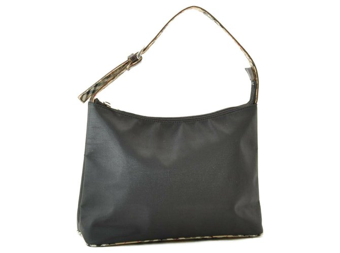 Burberry Nova Check Shoulder Bag Black  ref.153602
