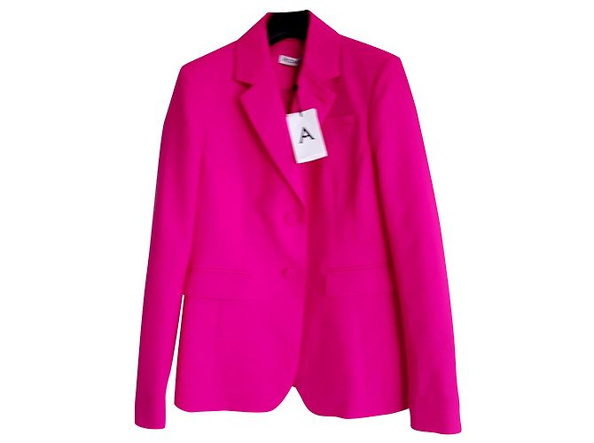 Altuzarra Jacke Fuchsia Wolle Fuschia