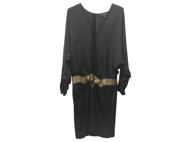 Gucci Dresses Black Silk  ref.153900