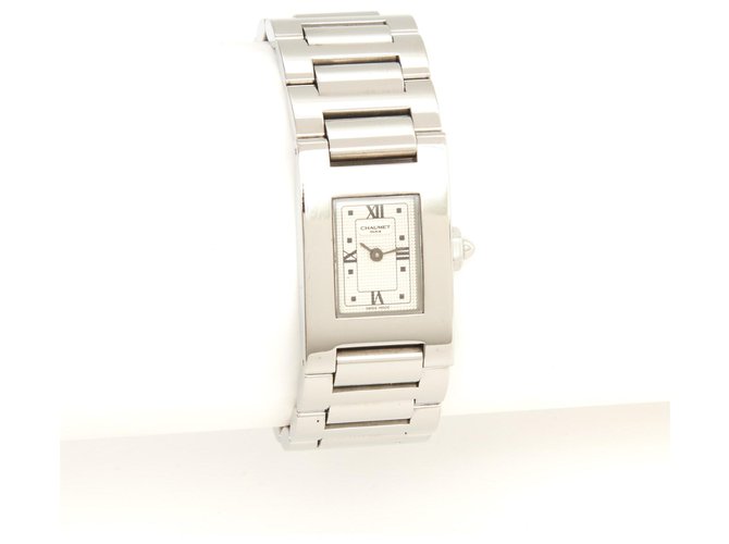 Chaumet KHESIS LADY WATCH Silvery Steel  ref.154143