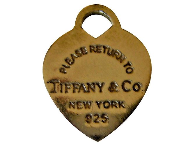 Tiffany & Co Return to Tiffany Anhänger Halskette Silber