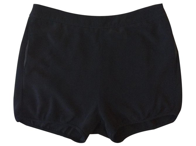 T By Alexander Wang Mini shorts negros Viscosa  ref.154234