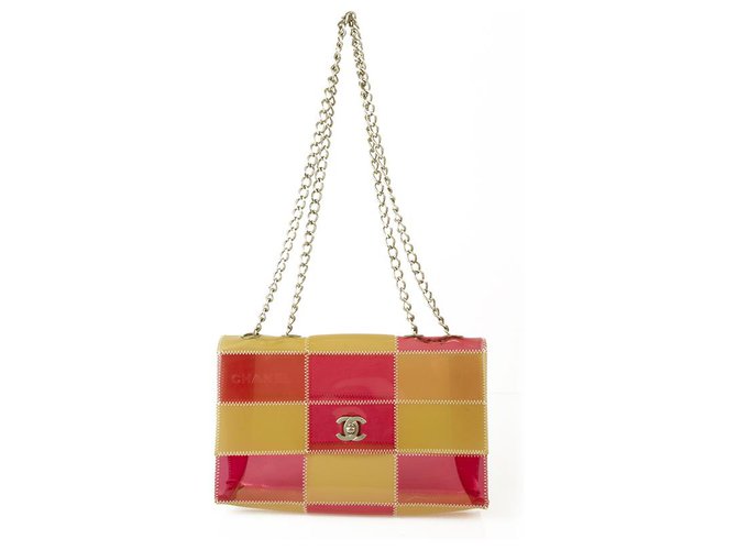 Chanel Patchwork Pink Jumbo Flap Bag