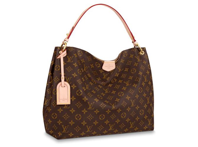 Graceful Louis Vuitton Brown Leather  ref.154345