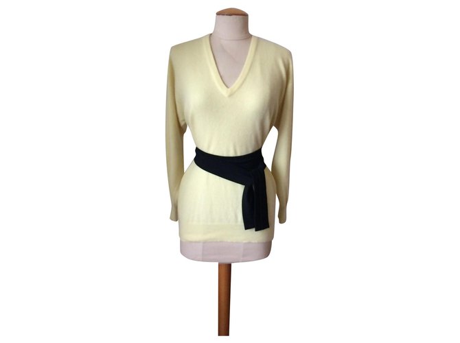 Barrie vintage Yellow Cashmere  ref.154346