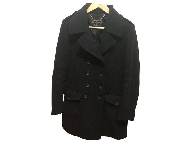 barbour manteau laine
