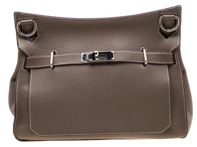 Jypsiere Hermès Handbags Beige Leather  ref.154424