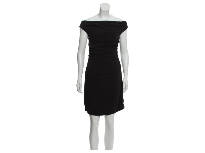 Helmut Lang Abito a chiave Nero Poliestere  ref.154434