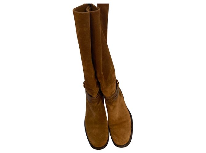 Louis Vuitton boots Marron