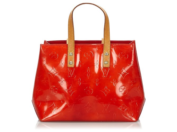 Louis Vuitton Red Vernis Reade PM Leather Patent leather  ref.154612