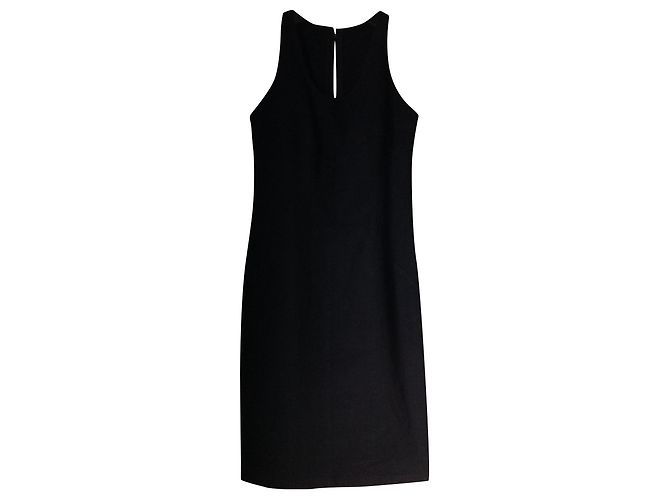 Vestido negro Karl Lagerfeld de algodón y elastano