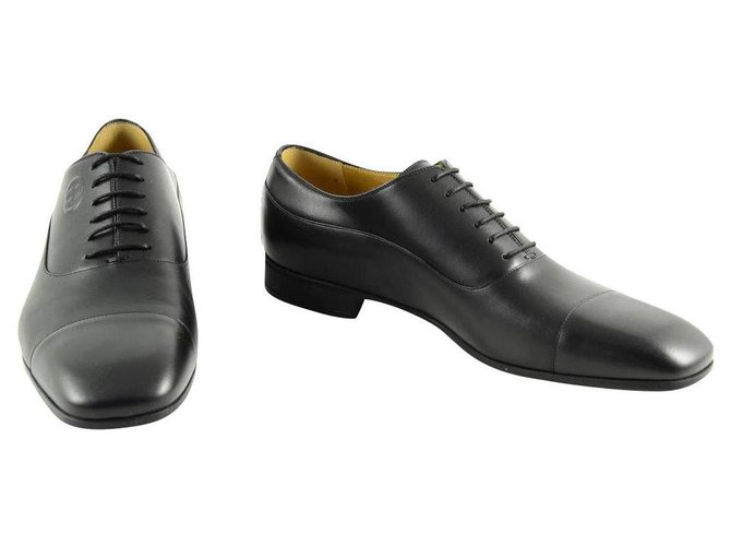 Gucci shoes new Black Leather  ref.154867