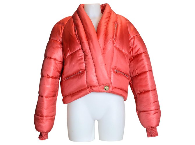 Chanel Jackets Red Silk  ref.154962