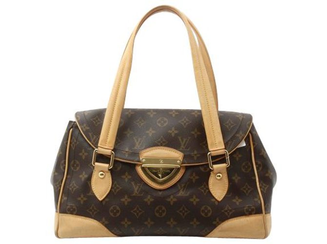 Louis Vuitton Beverly GM37 Brown Cloth  ref.155142