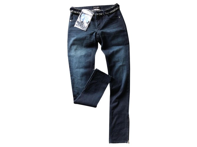 Chanel Jeans Blue Denim  ref.155187