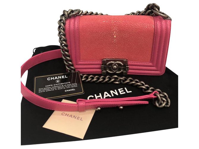 chanel boy Exotic leather  ref.155268