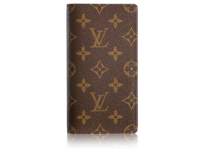 Louis Vuitton case new Brown Leather  ref.155274