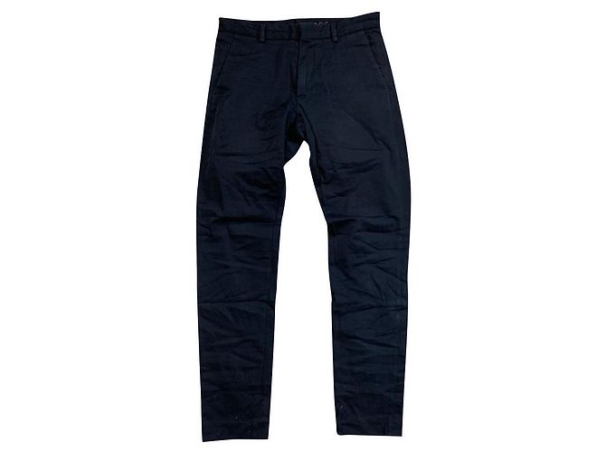 Pantalones Cos negros de algodón XL