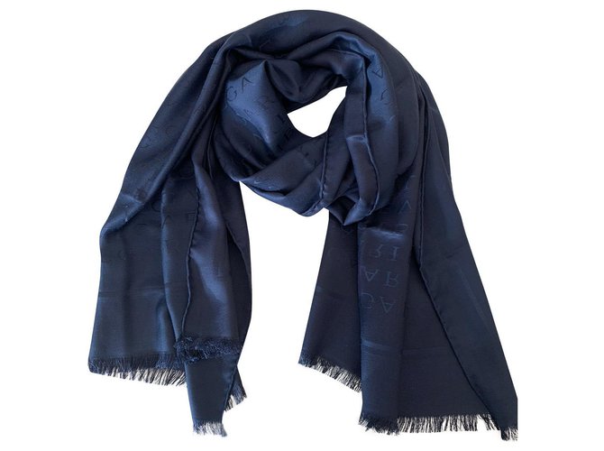 Bvlgari Silk Logomania Scarf