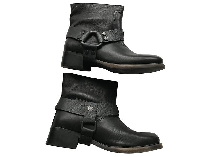 Zadig & Voltaire Roady Leather Biker Boots