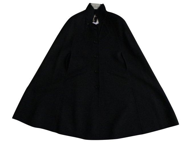 Autre Marque Coats, Outerwear Dark grey Cashmere Wool  ref.155503