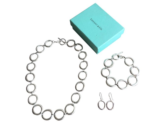 Tiffany & Co Beautiful Tiffany set & sterling silver co 925 In a perfect condition Silvery  ref.155513