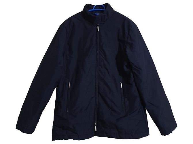 Burberry Blue Jacket Wool Blend