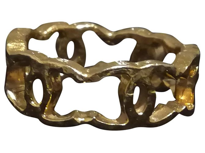 Chanel Rings Golden Metal  ref.155693