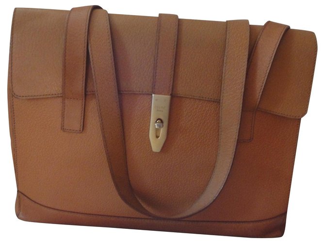 Céline Hand bags Caramel Leather  ref.155718