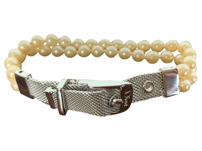 Dior bracelet Silvery Metal  ref.155763