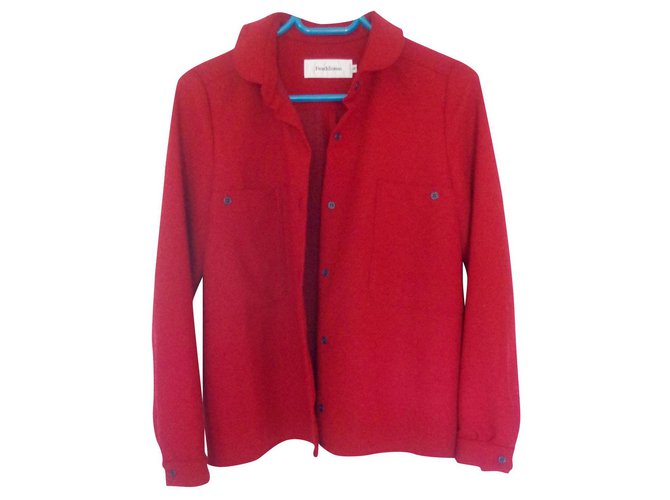 Autre Marque Jackets Red Wool  ref.155799