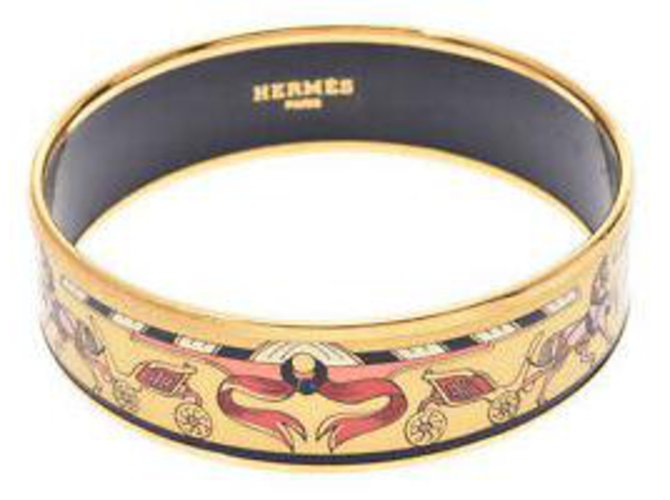 Hermès Armband Chaine d'Ancre Gelb  ref.155829