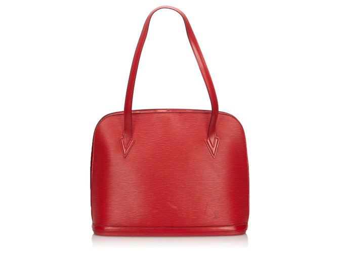 Louis Vuitton Red Epi Lussac Leather  ref.155887