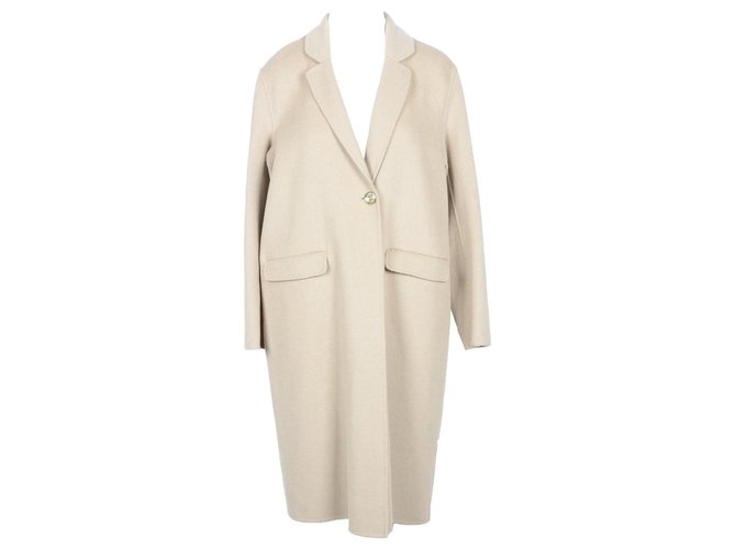 Cappotto Patrizia Pepe nuovo Beige Lana Joli Closet