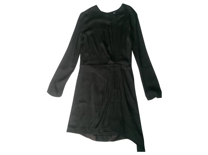 Iro Dresses Black Viscose Rayon  ref.155979