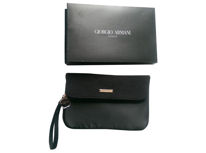 Giorgio Armani Clutch bags Black  ref.155981